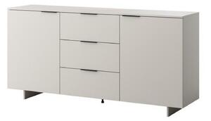 Comoda ALMA, casmir, PAL laminat, cu 3 sertare si 2 usi, 180x42x90 cm