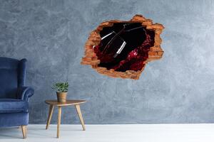 Autocolant autoadeziv gaură vin rosu