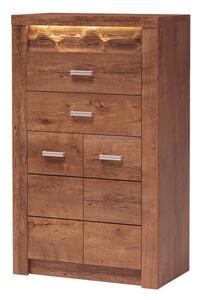 Comodă Indie 06 (cu iluminat LED) (Arin deschis). 1057766
