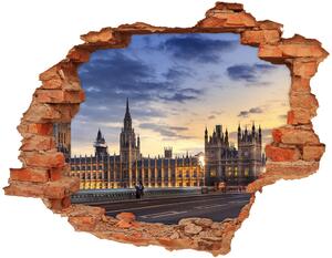 Autocolant 3D gaura cu priveliște Big Ben, Londra