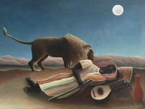 Artă imprimată The Sleeping Gypsy - Henri Rousseau, (40 x 30 cm)