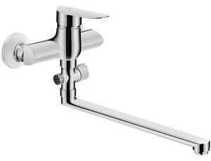 Laveo Appia, baterie de baie/duș montată pe perete h-185, crom, LAV-BLP_01FD