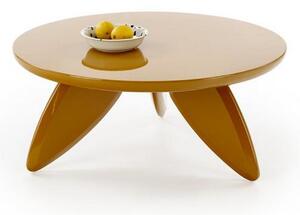 Masuta cafea SORAYA 2, galben mustar, 80x36 cm