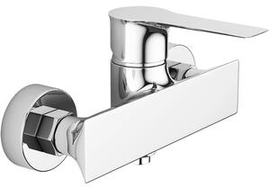 Laveo Raila, baterie de duș montată pe perete h-100, crom, LAV-BLL_040D