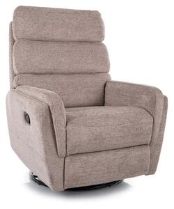 Fotoliu recliner ARGOS, stofa clasica bej inchis - Raven 30, 78x82/162