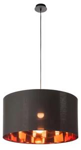 Fenda Lustră Pendul Ø70 Black/Copper/Black - SLV