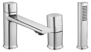 Laveo Tores, baterie de baie cu 3 orificii, crom, LAV-BVT_013D