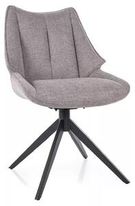 Scaun CODA, gri - Brego 07, stofa clasica/metal, 56x46x91 cm