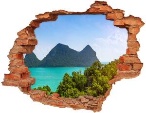 Autocolant 3D gaura cu priveliște Panorama Thailanda