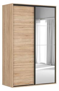 Dulap FLEX, stejar sonoma, PAL, cu 2 usi, 150x66x240 cm