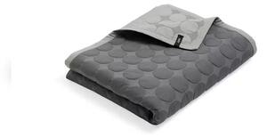 Mega Dot (Organic) Cuvertură de pat 260x260 Întuneric Grey - Hay