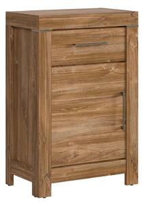 Comoda GENT, stejar stirling, PAL laminat, 66x40x101 cm