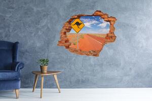 Autocolant autoadeziv gaură Drumul în Australia