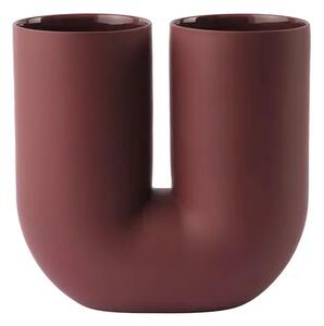 Kink Vaza H26,3 Deep Roșu - Muuto
