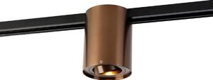 Spot pe șină monofazat modern bronz închis - Iconic Rondoo Up