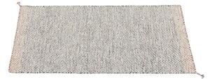 Ply Pătură rPET 140x85 Negru/Alb - Muuto