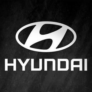 DUBLEZ | Sigla din lemn pentru perete a mașinii - Hyundai