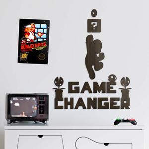 DUBLEZ | Sticker Super Mario din lemn - Game Changer
