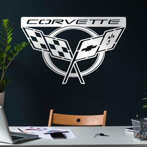 DUBLEZ | Siglă pentru perete - Chevrolet Corvette