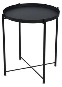 Masuta cafea TIM, negru, metal, 48x48x53 cm