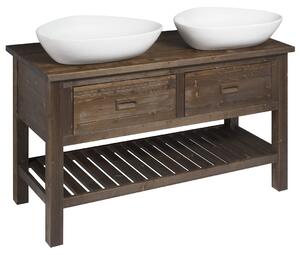 Sapho Sapho, dulap de lavoar BRAND 130x73x50cm, molid vopsit, BA131S