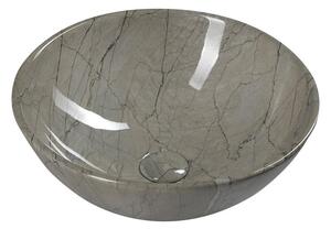 Sapho Sapho, chiuveta ceramica DALMA 42x16,5x42 cm, grigio, MM113
