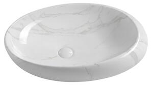 Sapho Sapho, chiuveta ceramica DALMA 68x16,5x44 cm, carrara, MM317
