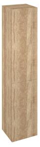 Sapho Sapho, dulap ESPACE 35x172x32cm, 2x usi, 3/4 stanga/dreapta, stejar Alabama, ESC230-2222