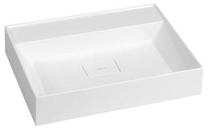 Sapho Sapho, chiuveta GODIVA 58x44cm, marmura turnata, alb, GU058-0