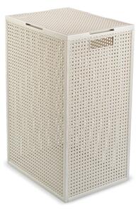 Coș de rufe crem din plastic reciclat 60 l Kaya – Curver