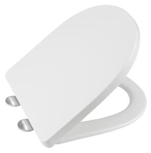 Aqualine Sapho, scaun WC YALTA, Soft Close, alb