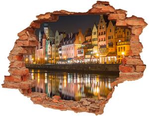 Fototapet un zid spart cu priveliște Polonia Gdańsk