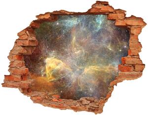 Autocolant de perete gaură 3D Cosmos
