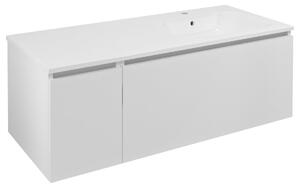 Sapho Sapho, dulap LOREA cu chiuveta 121x46x51,5cm (30+90 cm), dreapta, alb mat, LE090-3131-R-01