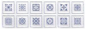 Faianta rectificata Navy Blue, 30 x 90, lucioasa