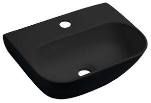 Sapho Sapho, chiuveta ceramica NERISSA 41,5x12,5x28,5 cm, negru mat, AR265B