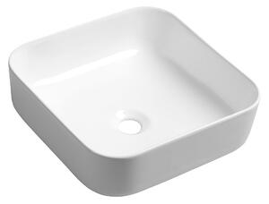 Sapho Sapho, chiuveta din ceramica PRATA 39,5x14,5x39,5 cm, deasupra, AR423