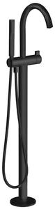 Sapho Sapho, baterie de baie RHAPSODY cu racord la pardoseală, înălțime 1077 mm, negru mat, R5018B