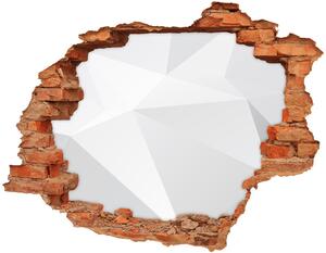 Autocolant un zid spart cu priveliște Zid spart cu reflexie a luminii