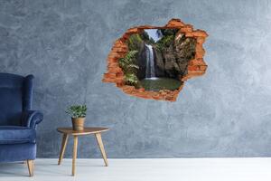 Autocolant de perete gaură 3D Cascada în Sardinia