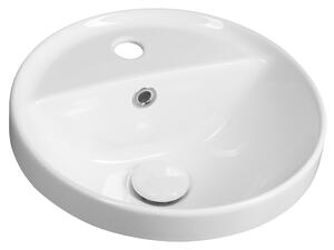 Sapho Sapho, chiuveta ceramica YUVA, Ø 38cm, alb, TU0652