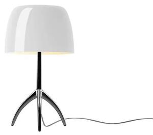Lumiere Piccola Veioză E14 Black Chrome/White - Foscarini