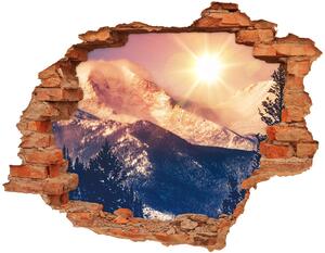 Autocolant 3D gaura cu priveliște Munții Colorado