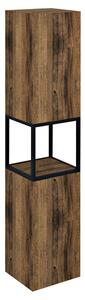 Sapho Sapho, dulap SKARA 35x171x32cm, 2x usi, stanga/dreapta, negru mat/stejar Collingwood, CG010-1919