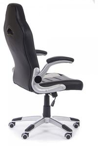 Fotoliu de birou Tech Plus, negru/gri