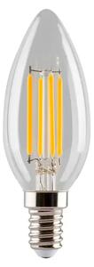 Bec LED 4W (470lm) Kerte Clear CRI90 Dimmable E14 - e3light