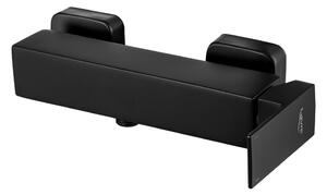 Gamma Cube, baterie de duș de perete fără accesorii, negru mat, GMA-BCEN-BK