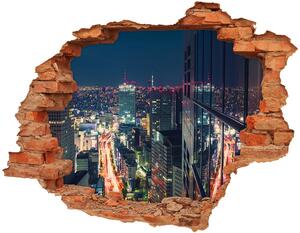 Autocolant de perete gaură 3D Tokyo, Japonia