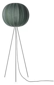 Knit-Wit 60 Round Lampadar High Tweed Green - Made By Hand