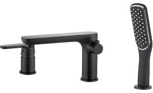 Kuchinox Dima, baterie baie cu 3 orificii, negru mat, LAV-BQD_713D